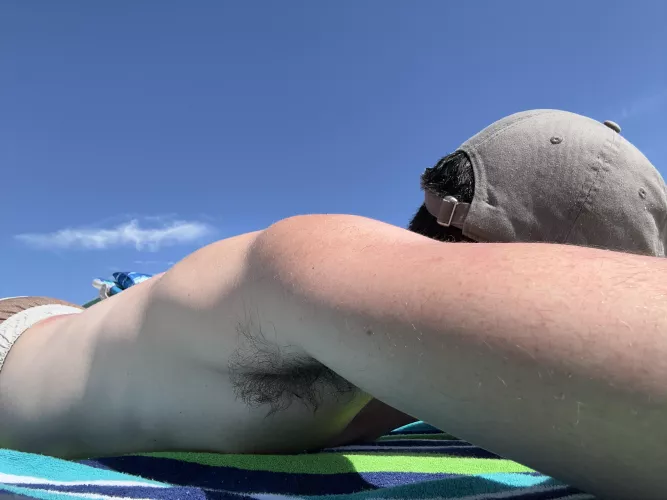 Drenched this towel in pit sweat today