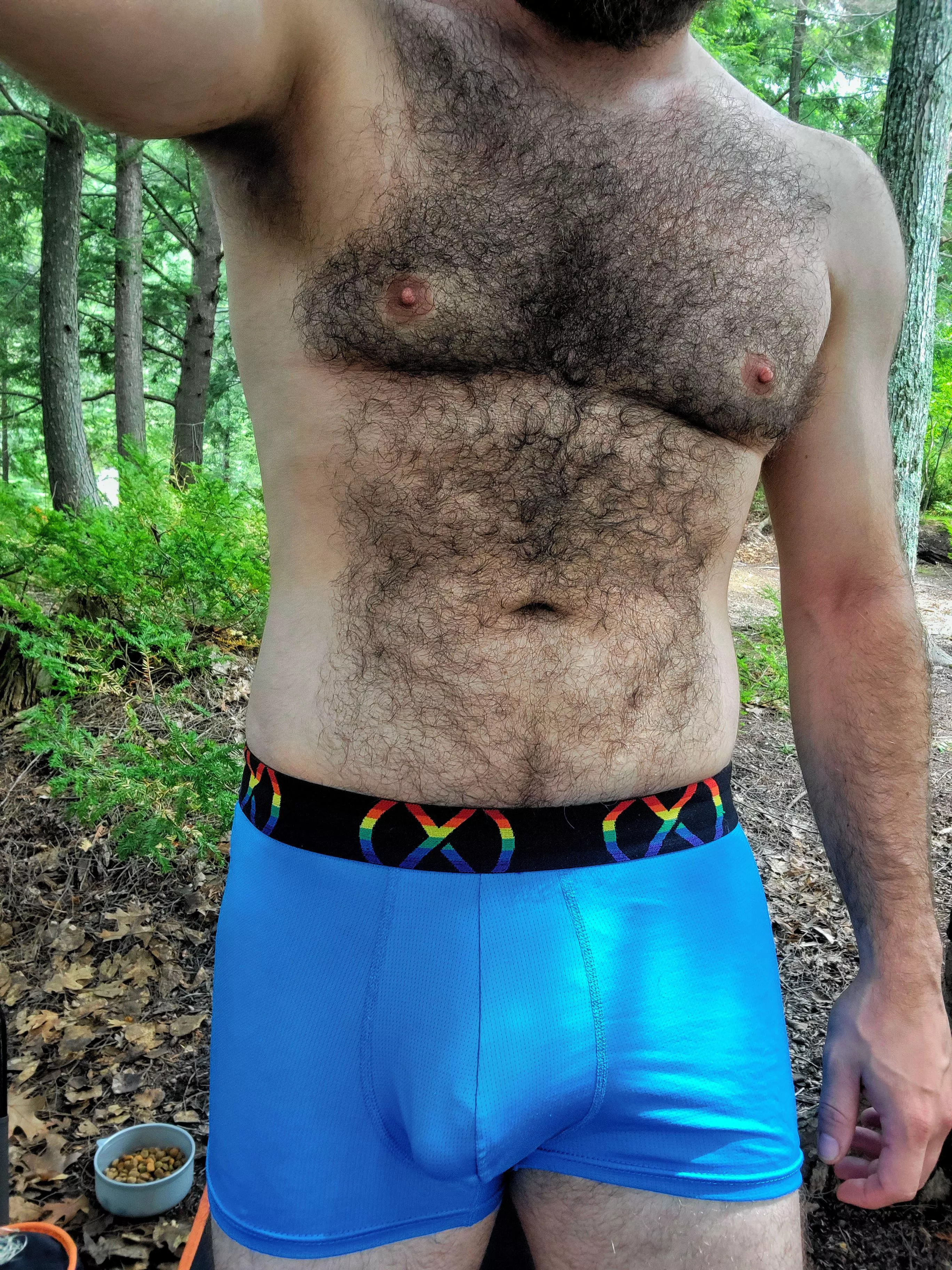 Even with pants its hard to hide