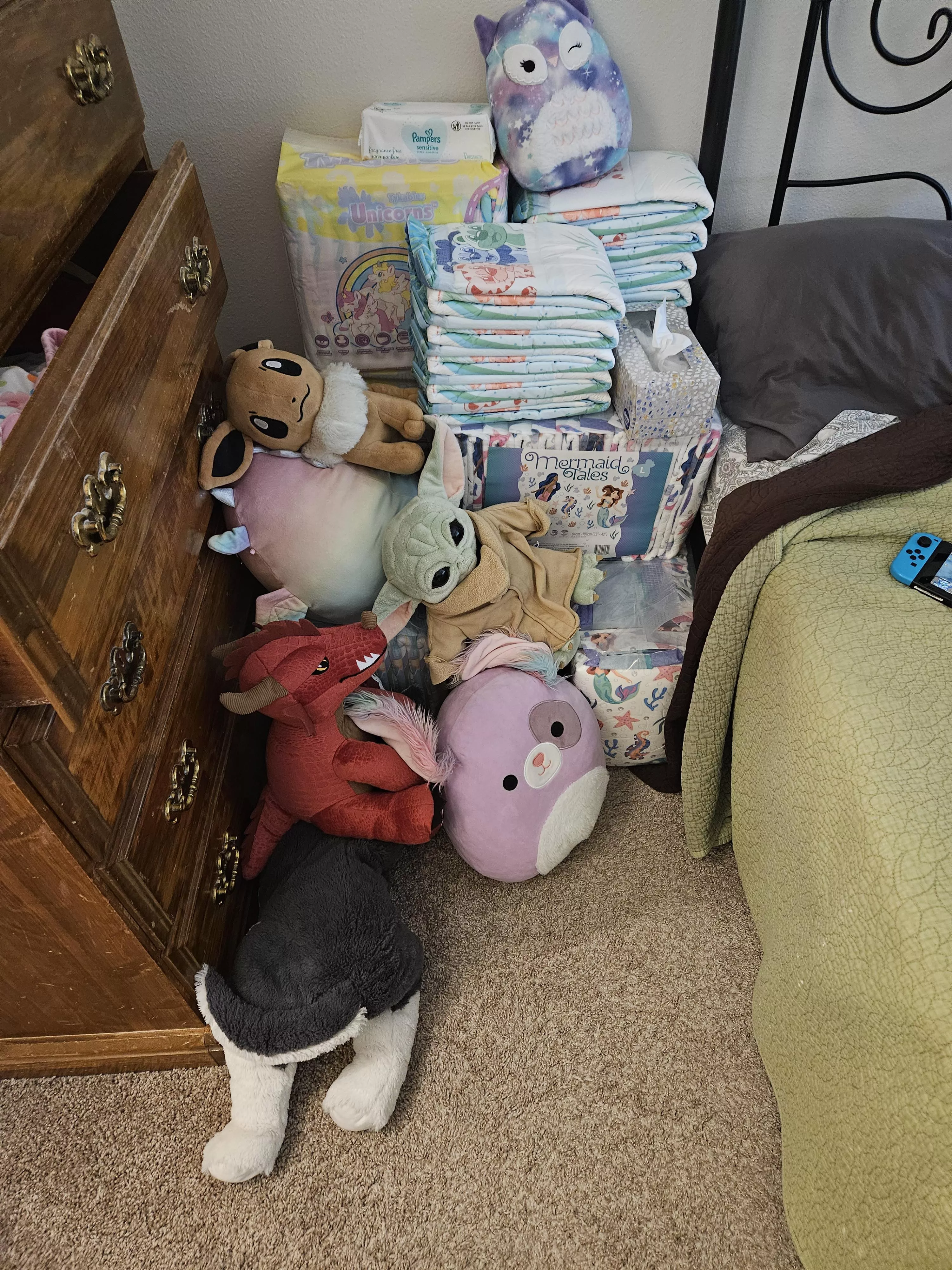 I present Diapee Mountain and the Stuffie Foothills