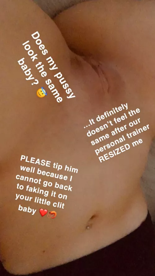 I tried to please her any way I could… turns out all it takes was missing the last session with our PT 😍🥲