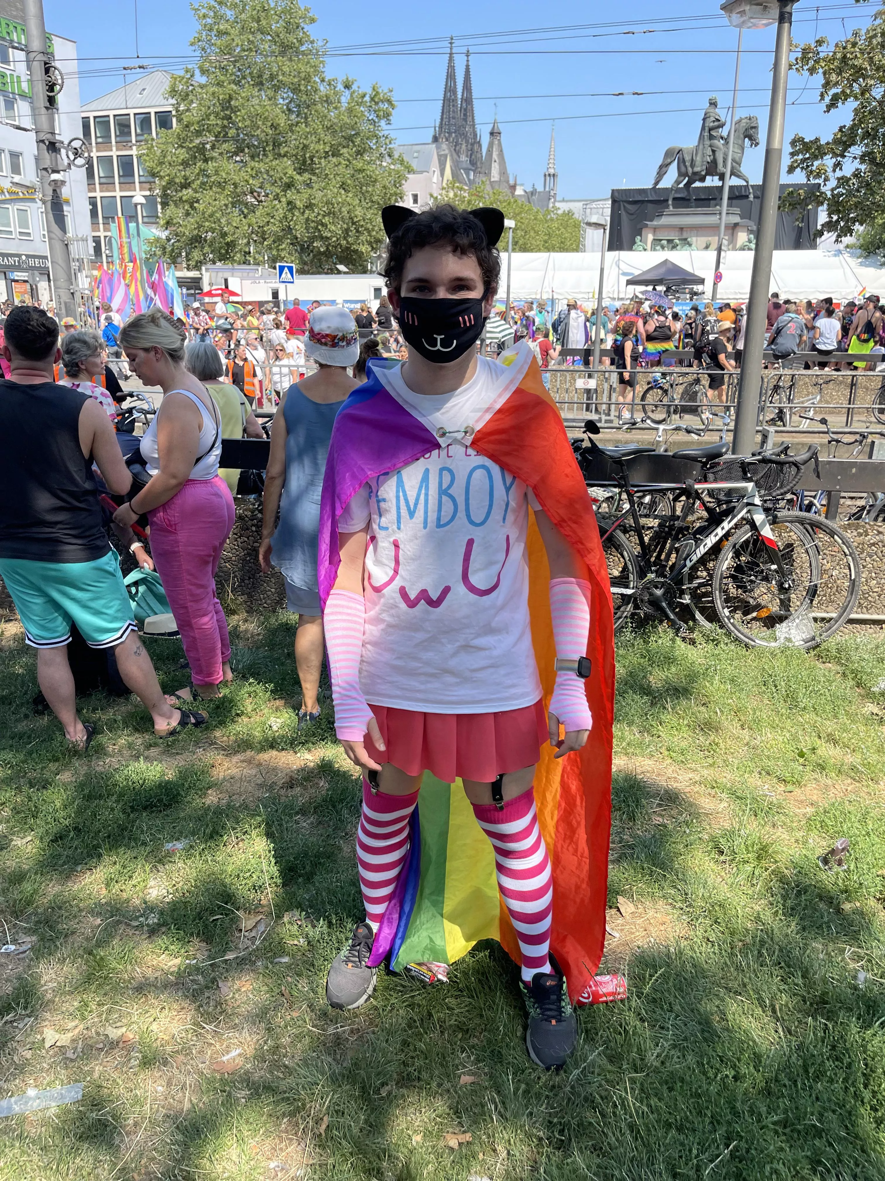 Me on Pride today UwU