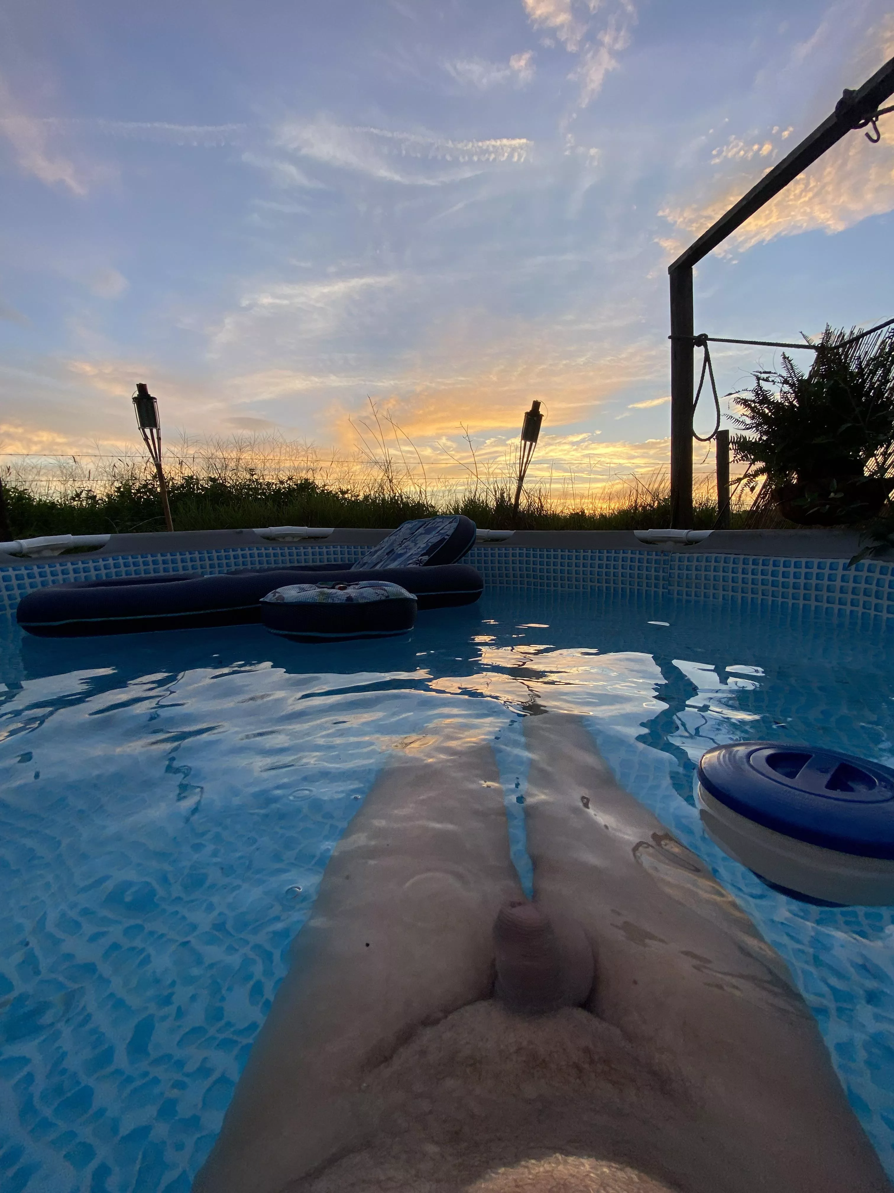 Not really an adventure, but it is skinny dipping day!