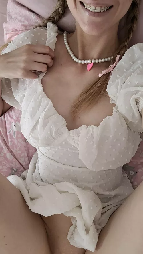 Of course there’s nothing under the sundress