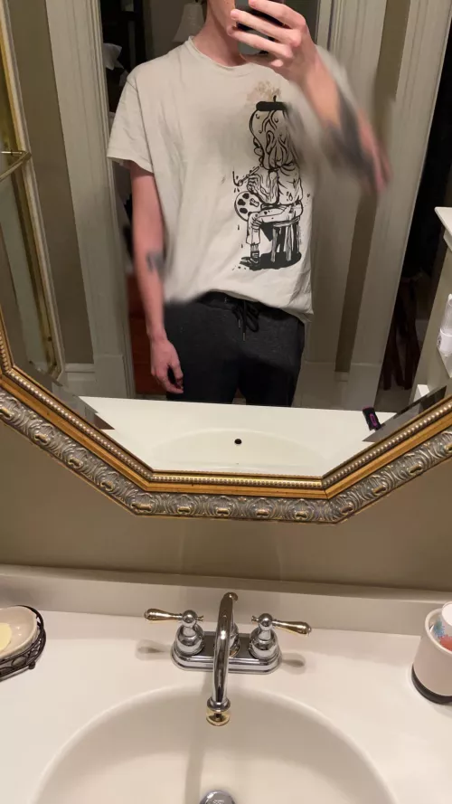 Post shower teasing (oc)