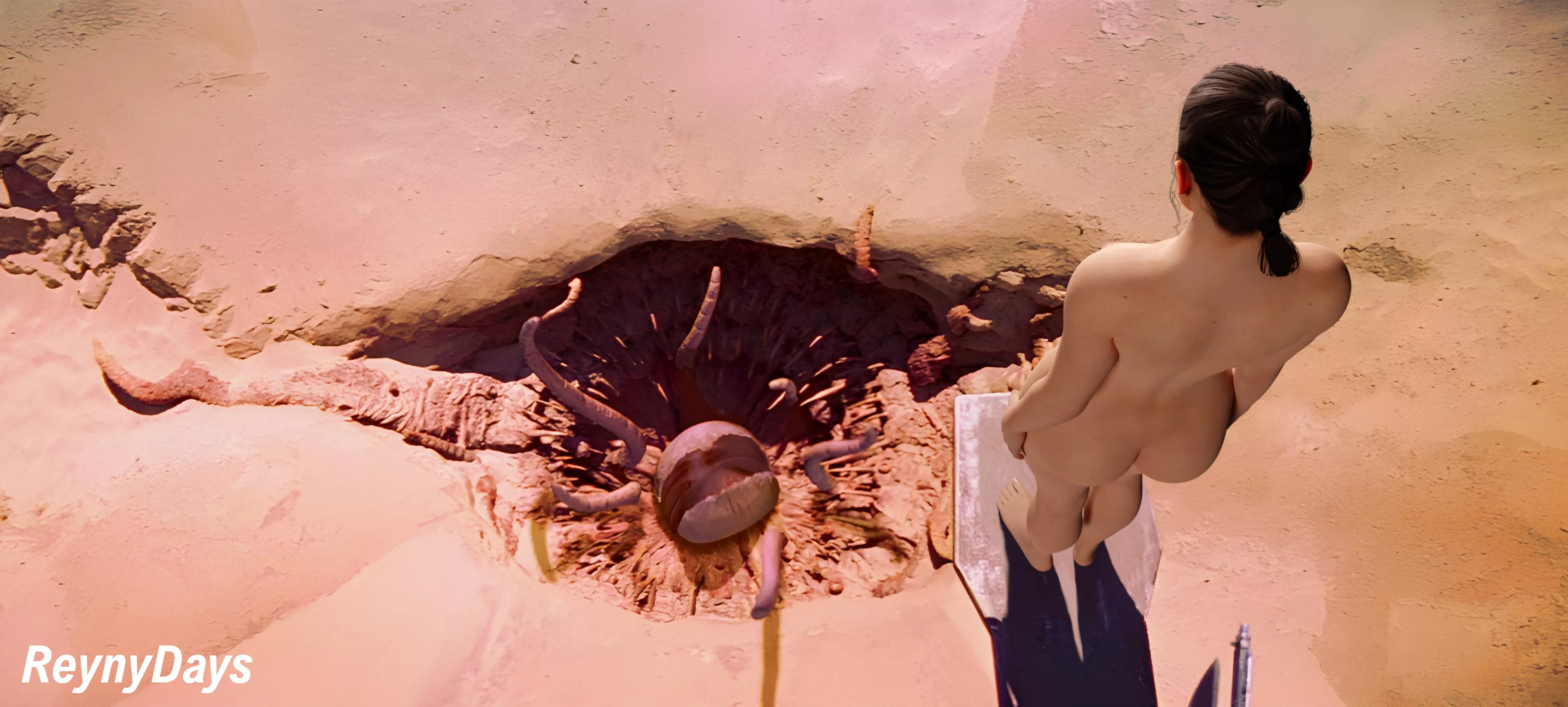 Rey sacrificed to the Sarlacc Pt. 2 (ReynyDays)