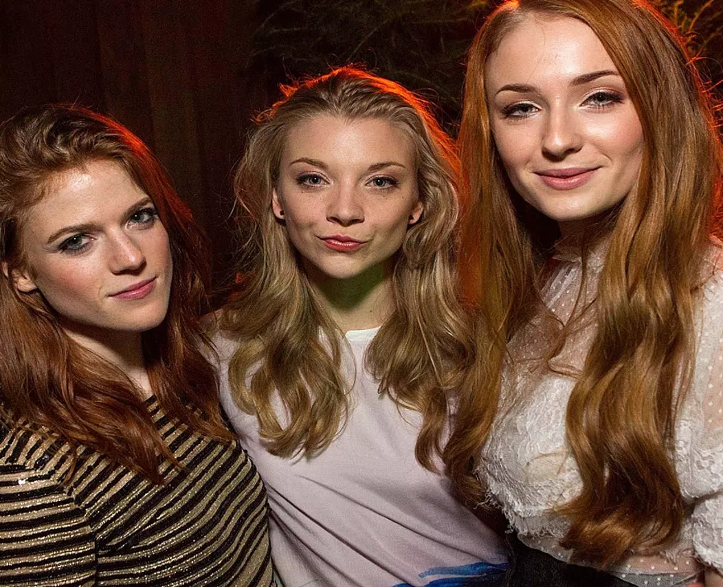 Rose Leslie, Natalie Dormer and Sophie Turner
