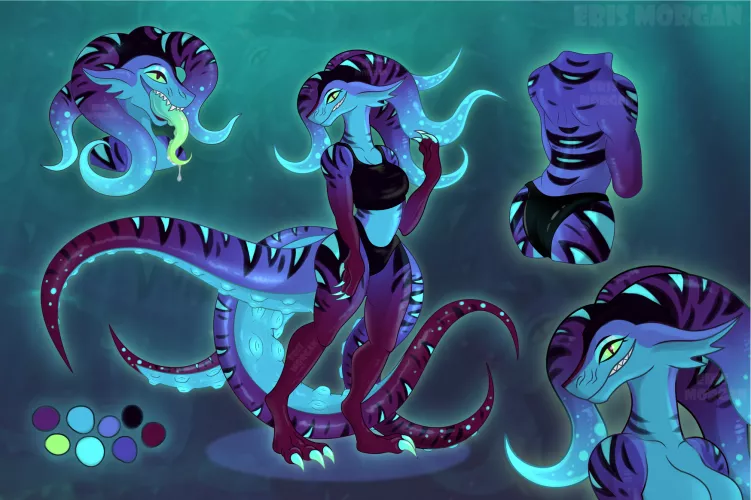 Sea Dragon (art by Me) - Sold Adopt