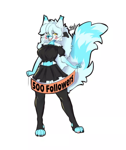 Thank you so much for 500 Followers!! (Made by me, Froof)