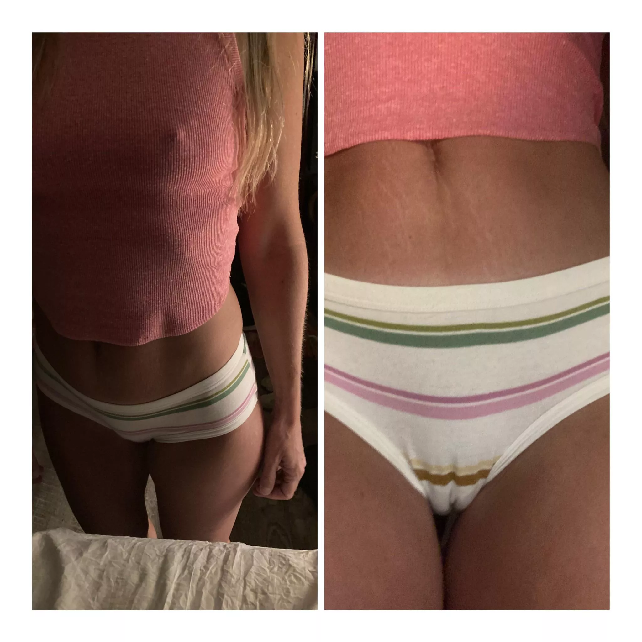 Thought my husband was locked out the other night. Opened the door dressed for bed and it was his best friend.