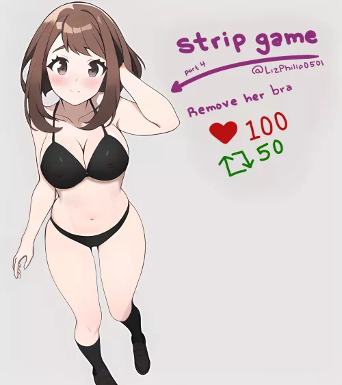 Uraraka Ochako Strip Game (LizPhilip0501)