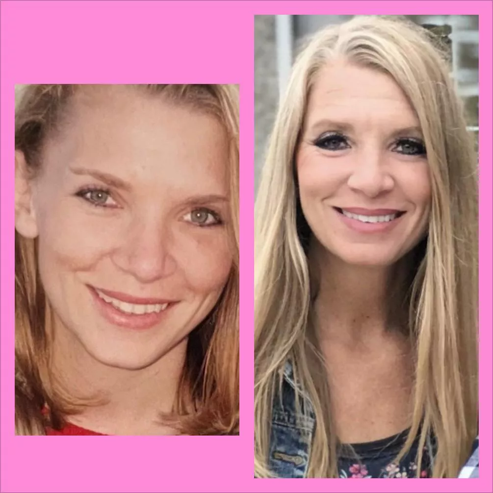 Young wife or the older version?