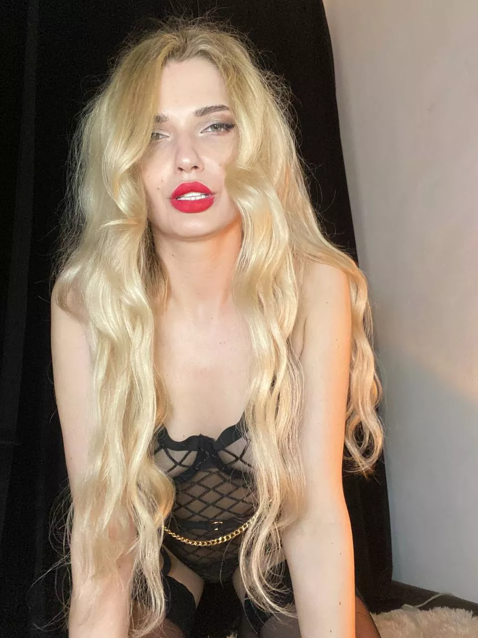 A lipstick is left on your boy