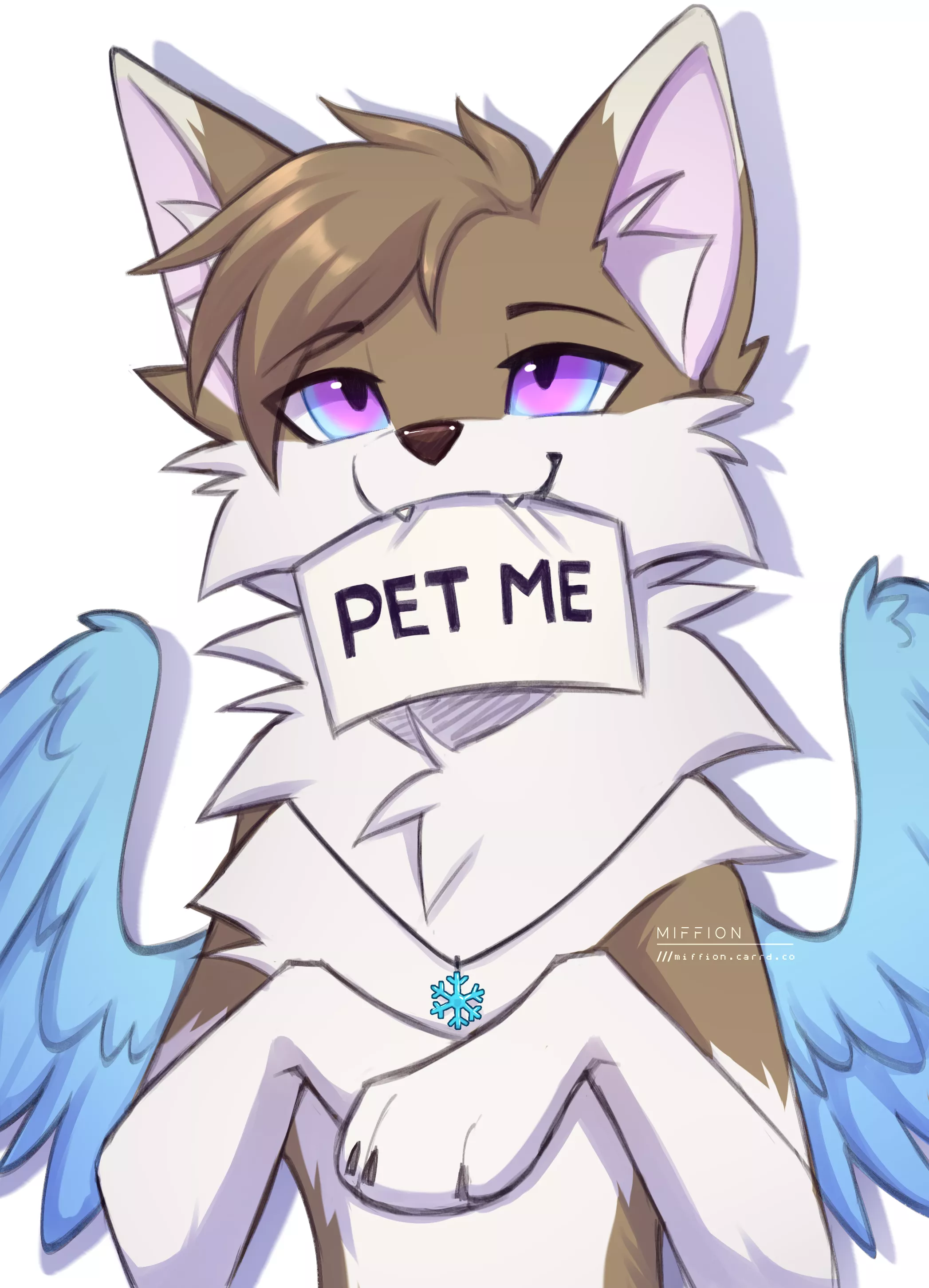 A super cute YCH I got from @/white_cosmodog on Twitter :3