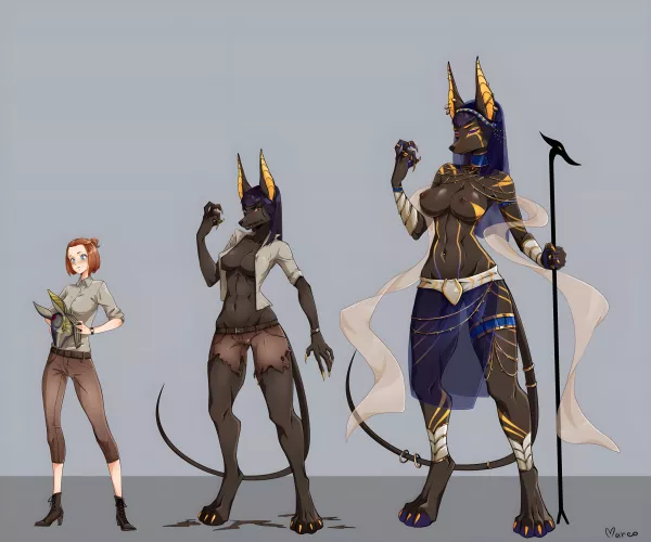 Anubia The Jackal (Artist Unknown)