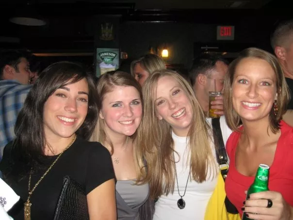 Big smiles at the bar