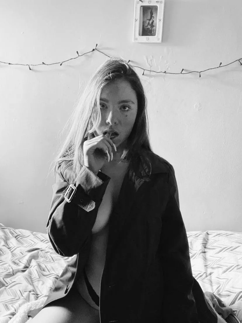 Black and White selfie