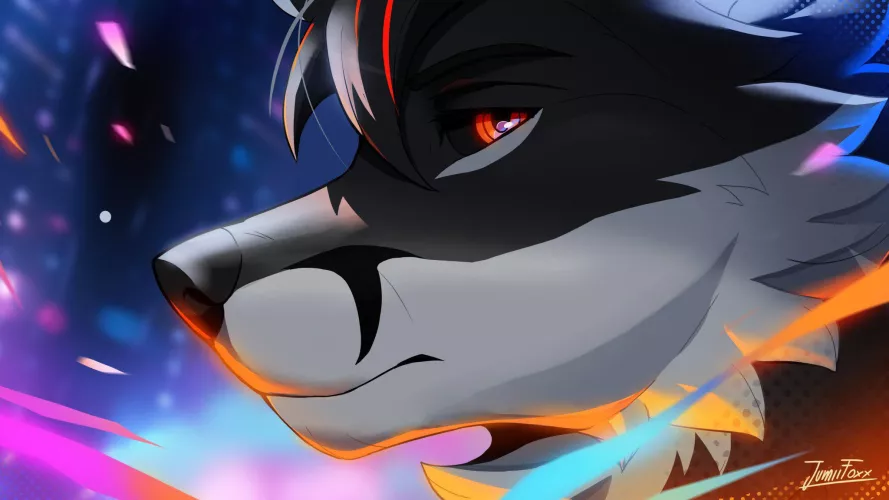 City of Light - Personal artwork! 🦊 I should draw my ocs more, This is one of them! I love his badass vibe🪄 (My commissions are open!!)