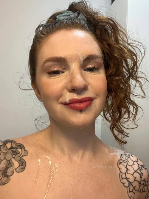 First facial of the week