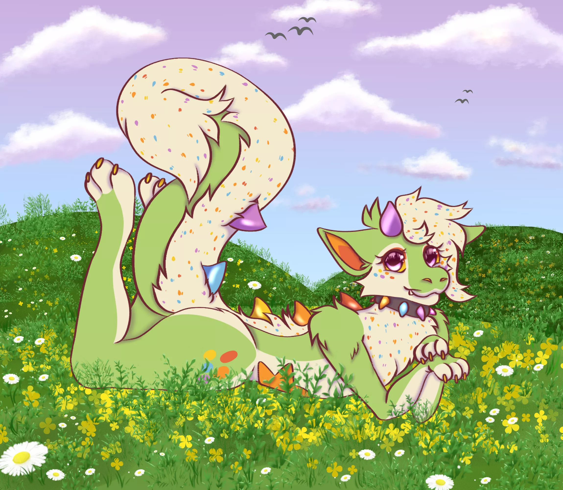 Fluffy Clouds & Soft Grass...