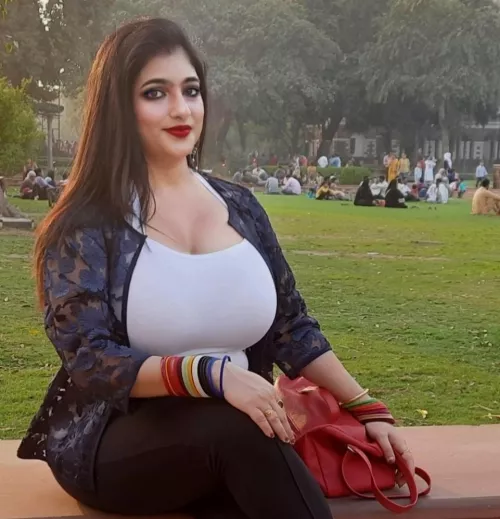 Giving a bust look while touring the city!