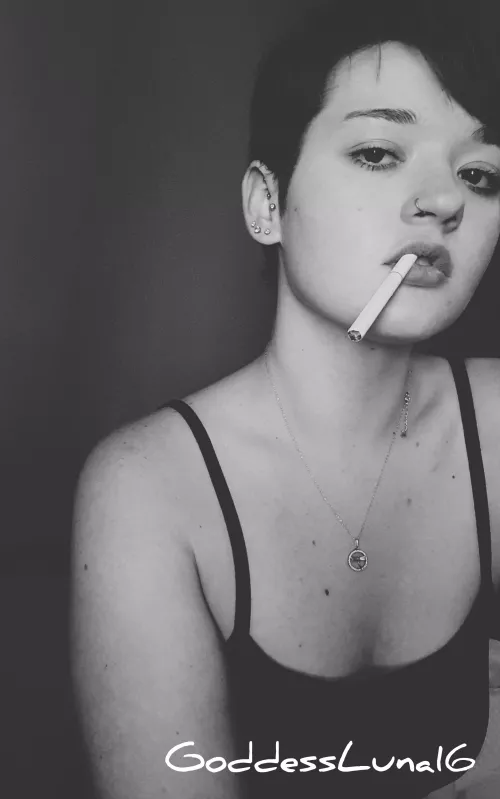 Got a lighter? 😉 P.S. I love my resting bitch face 🤭😌