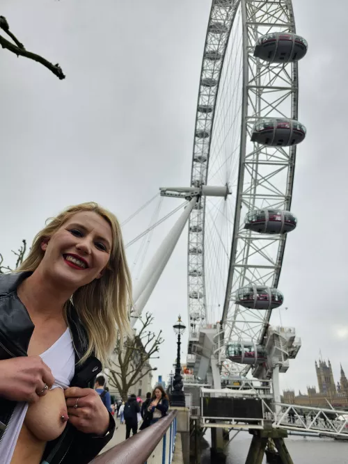 I'm pretty sure most of London saw my tits
