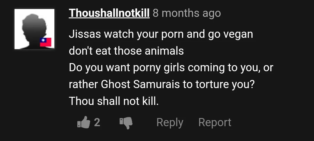 it has nothing to do with the video