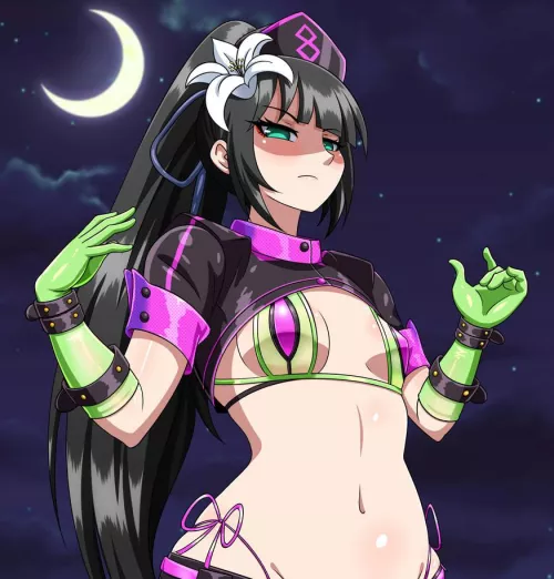 Jing Ke Wearing Nightingales Halloween Suit