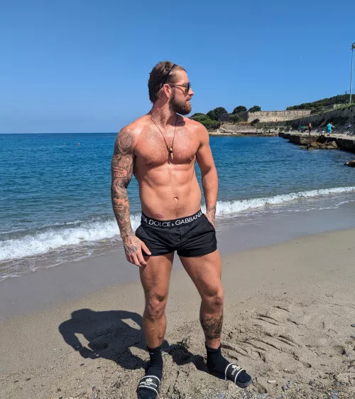 Just pondering the best place to take my shorts off