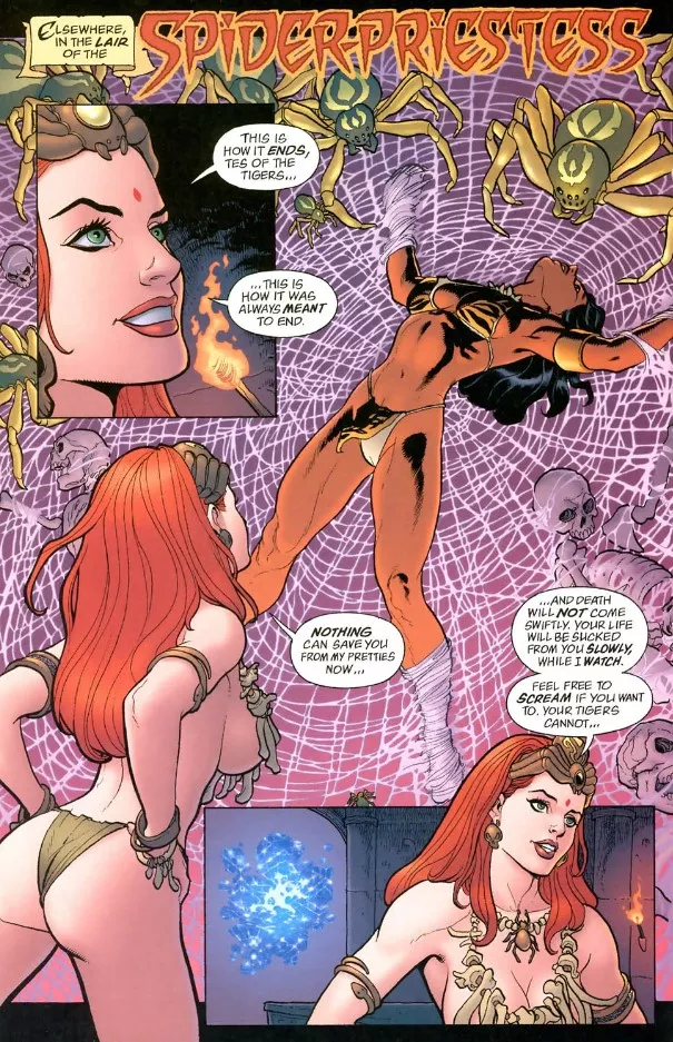 Lair of the Spider-Priestess [The Many Worlds of Tesla Strong]