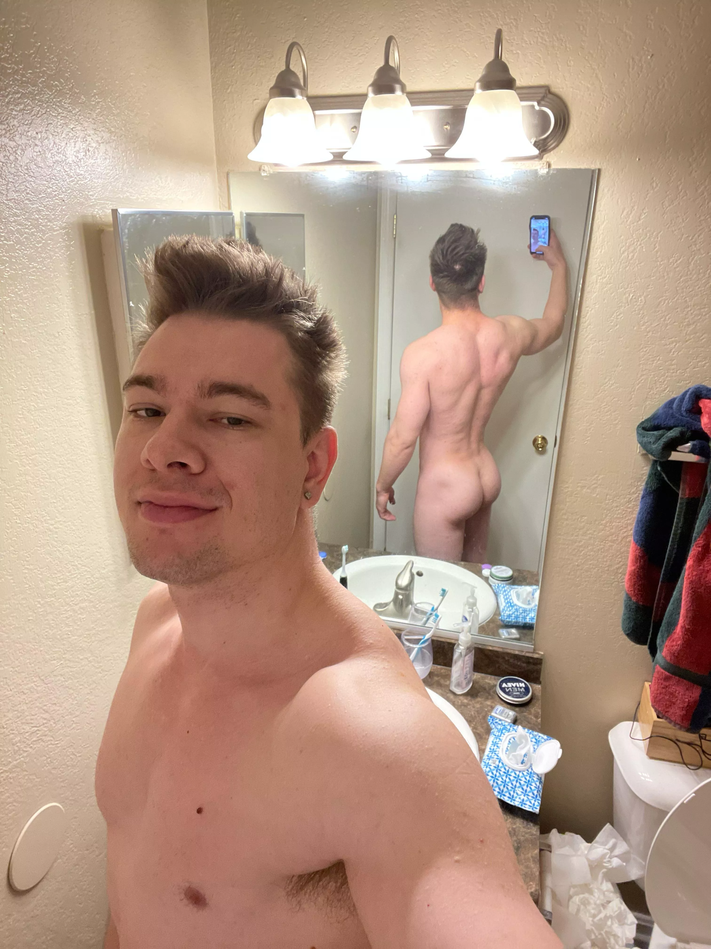 Little rough pre-shower look lol