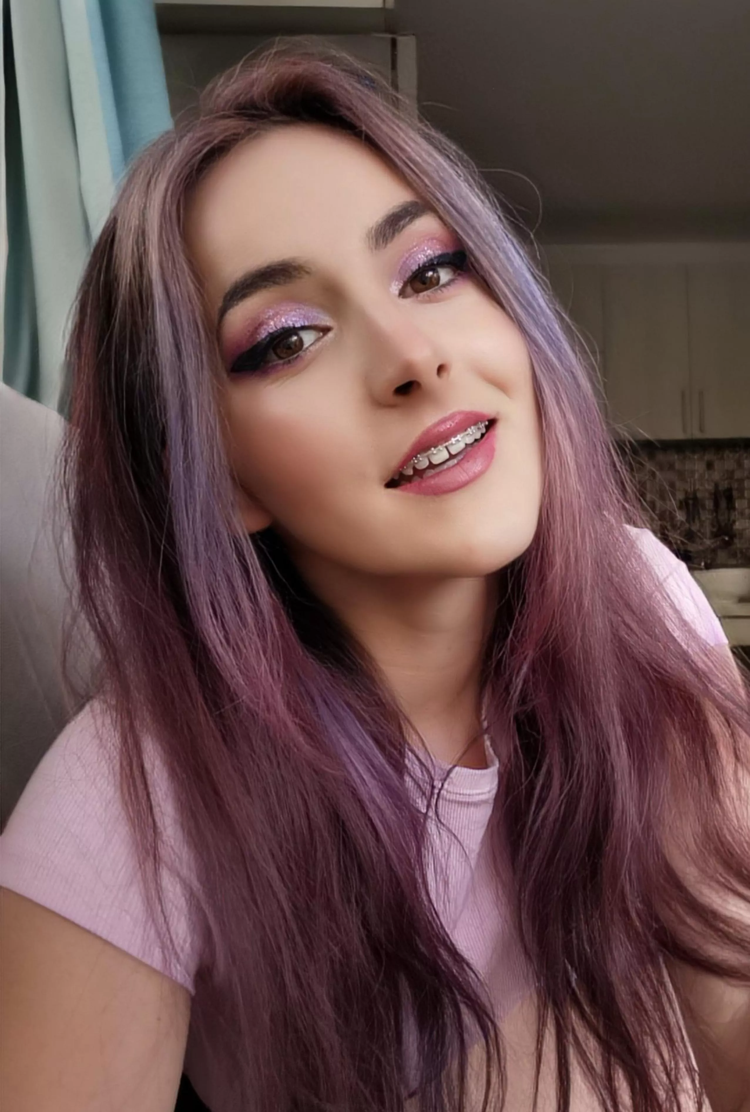 Matching my hair with my eyes