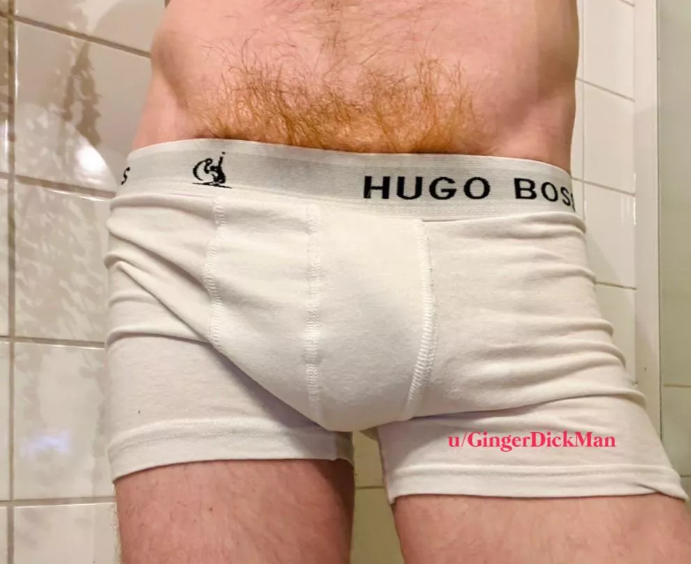 My fire crotch can’t be in my boxers anymore. Do I need to adjust my pubes or just go around like this? :)