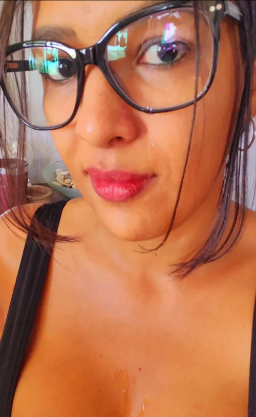 Not even my glasses escaped the surprise