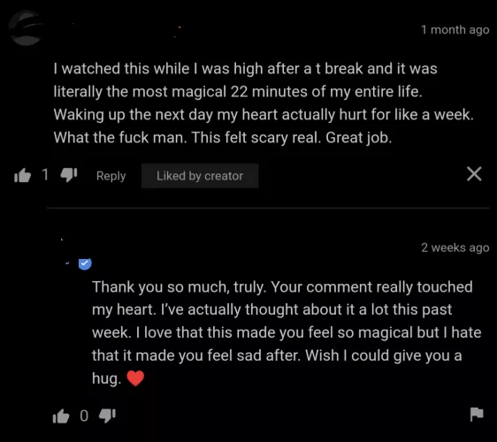 OP was going through it.