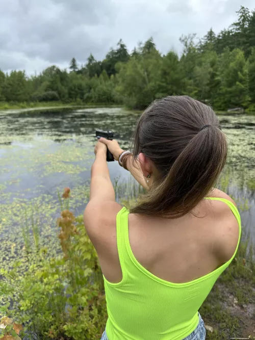 Shooting at my pond