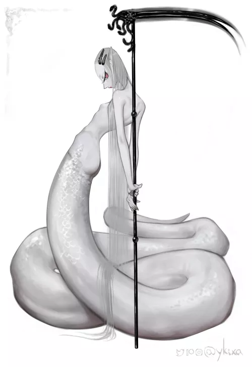 Silver Lami with Scythe (@Ykixa)