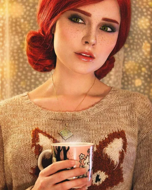 Sladkoslava is so cute as Triss