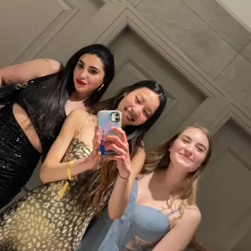 Sporty gals ready to party