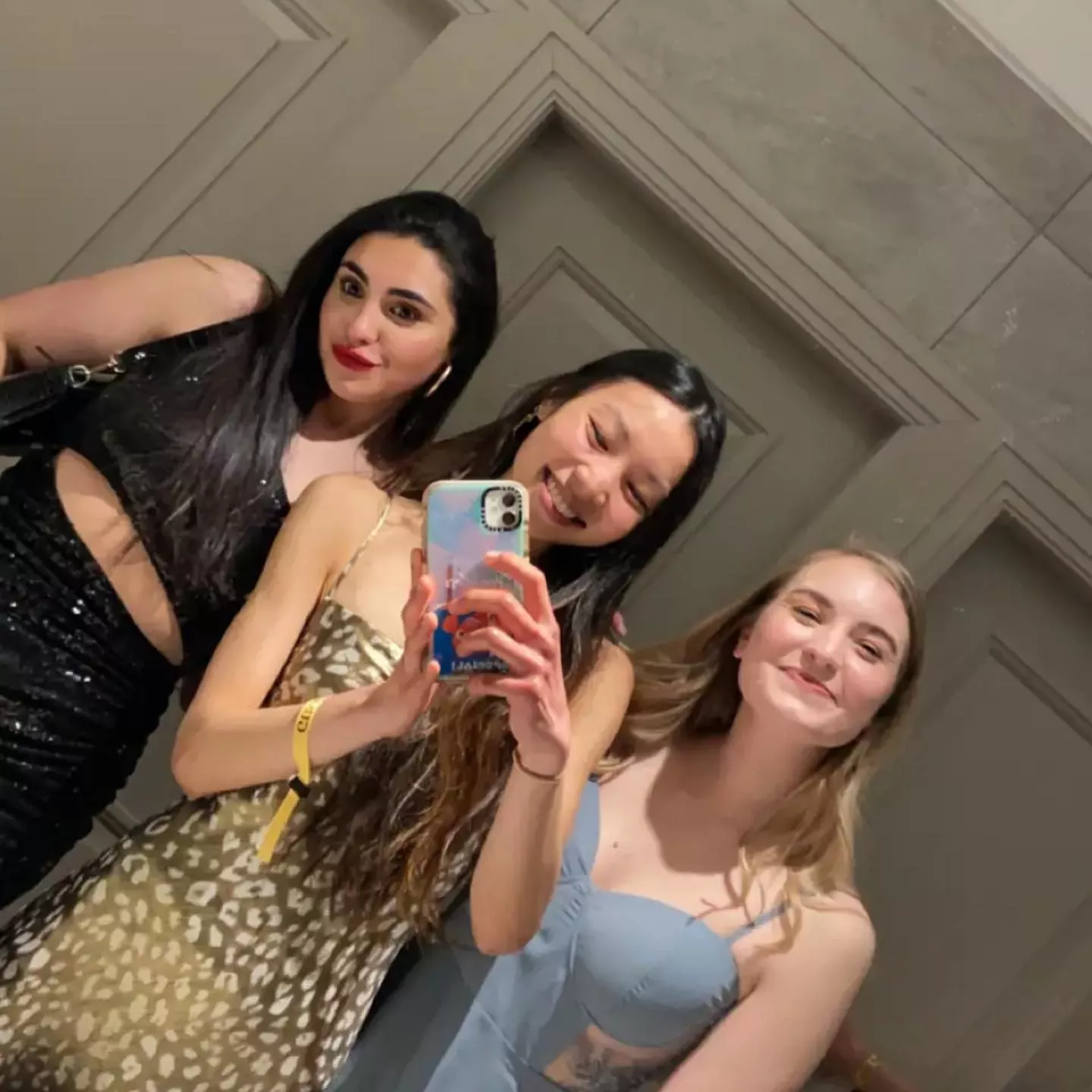 Sporty gals ready to party