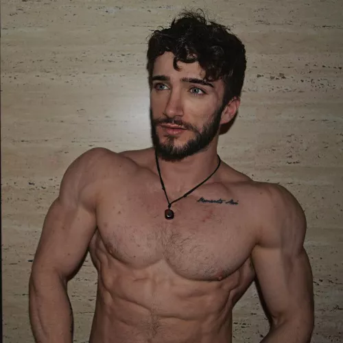 Sweaty after a hard workout