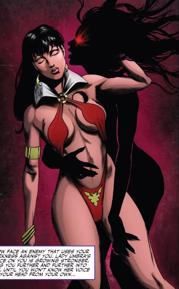 Vampi and Lady Umbra [Vampirella (2014) #4]