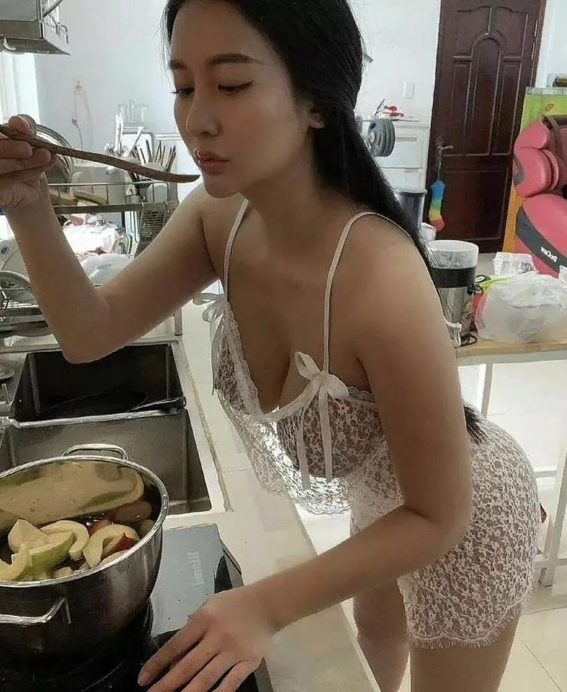 We need more asian women doing what they were meant to do, cooking and being eye candy for white men