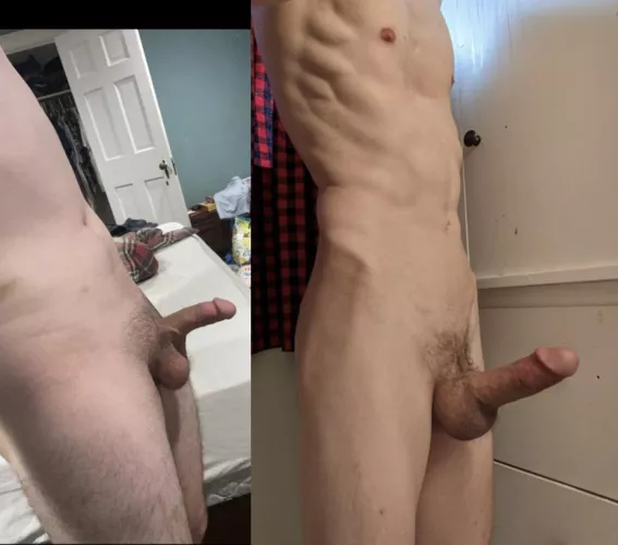 Who won between us! I'm on the right?