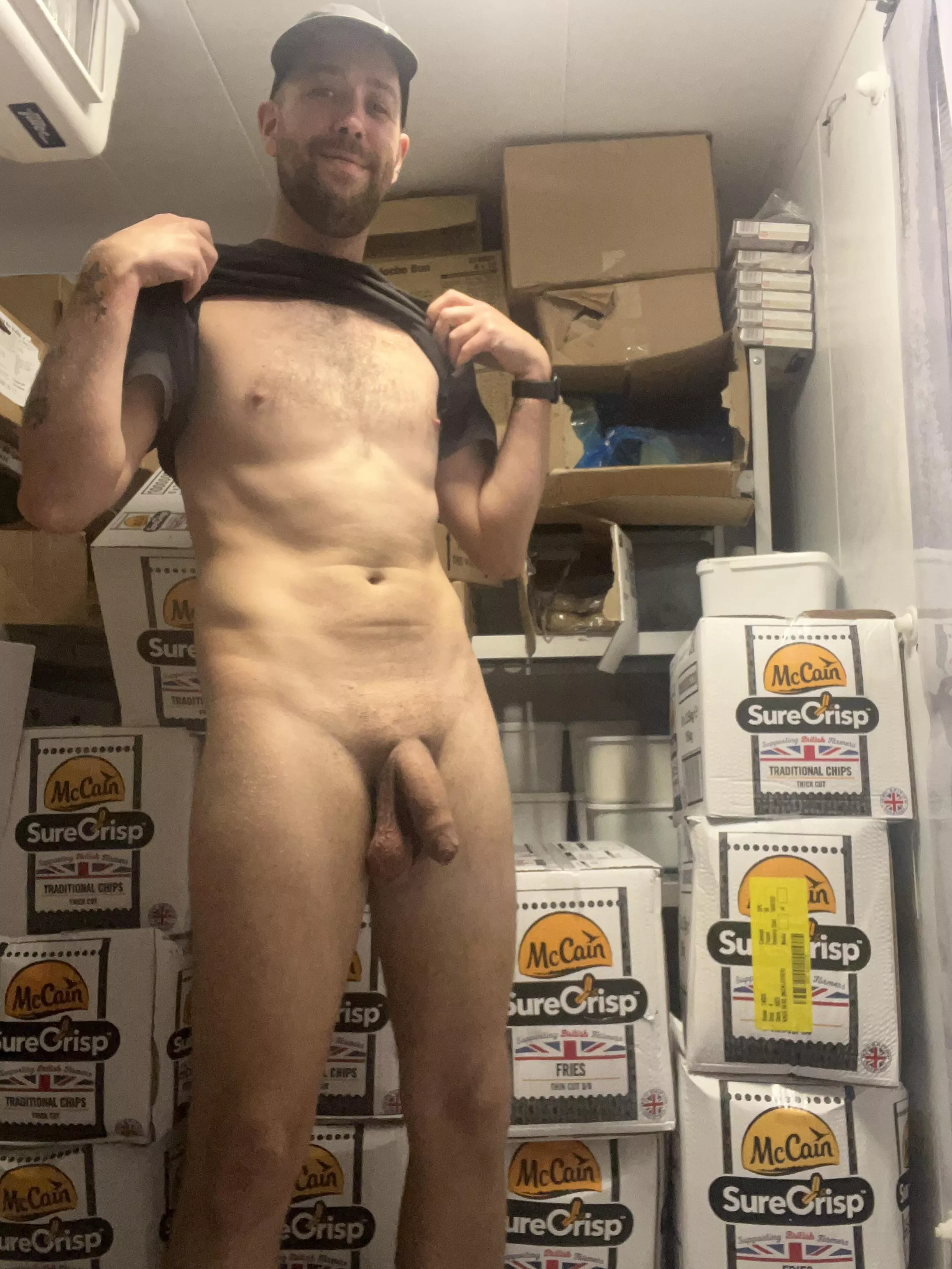 (33)An even riskier work nude 😆was a little cold in there 🙈