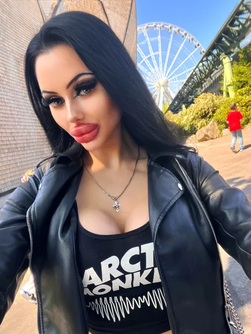 Always wearing leather