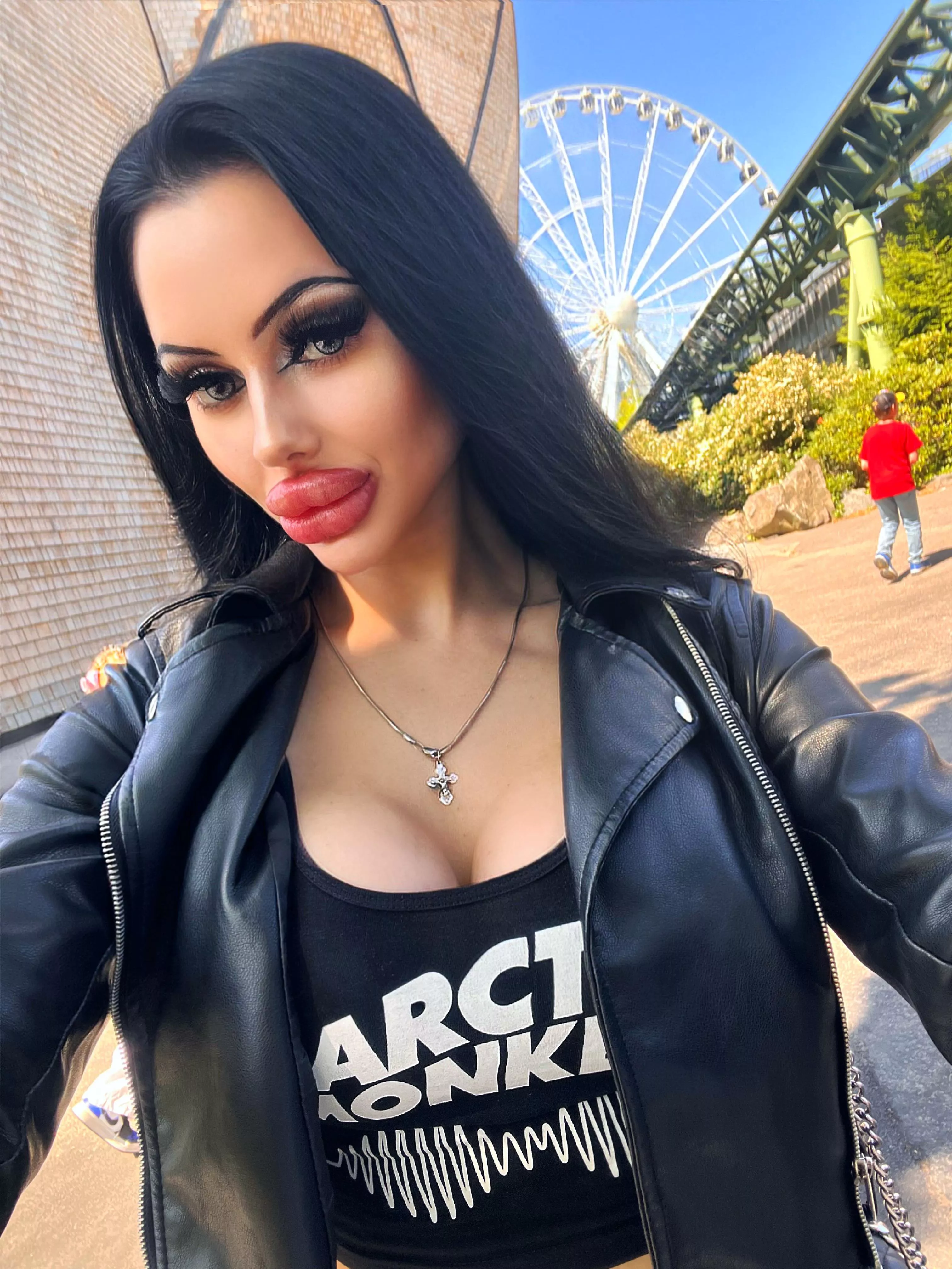 Always wearing leather