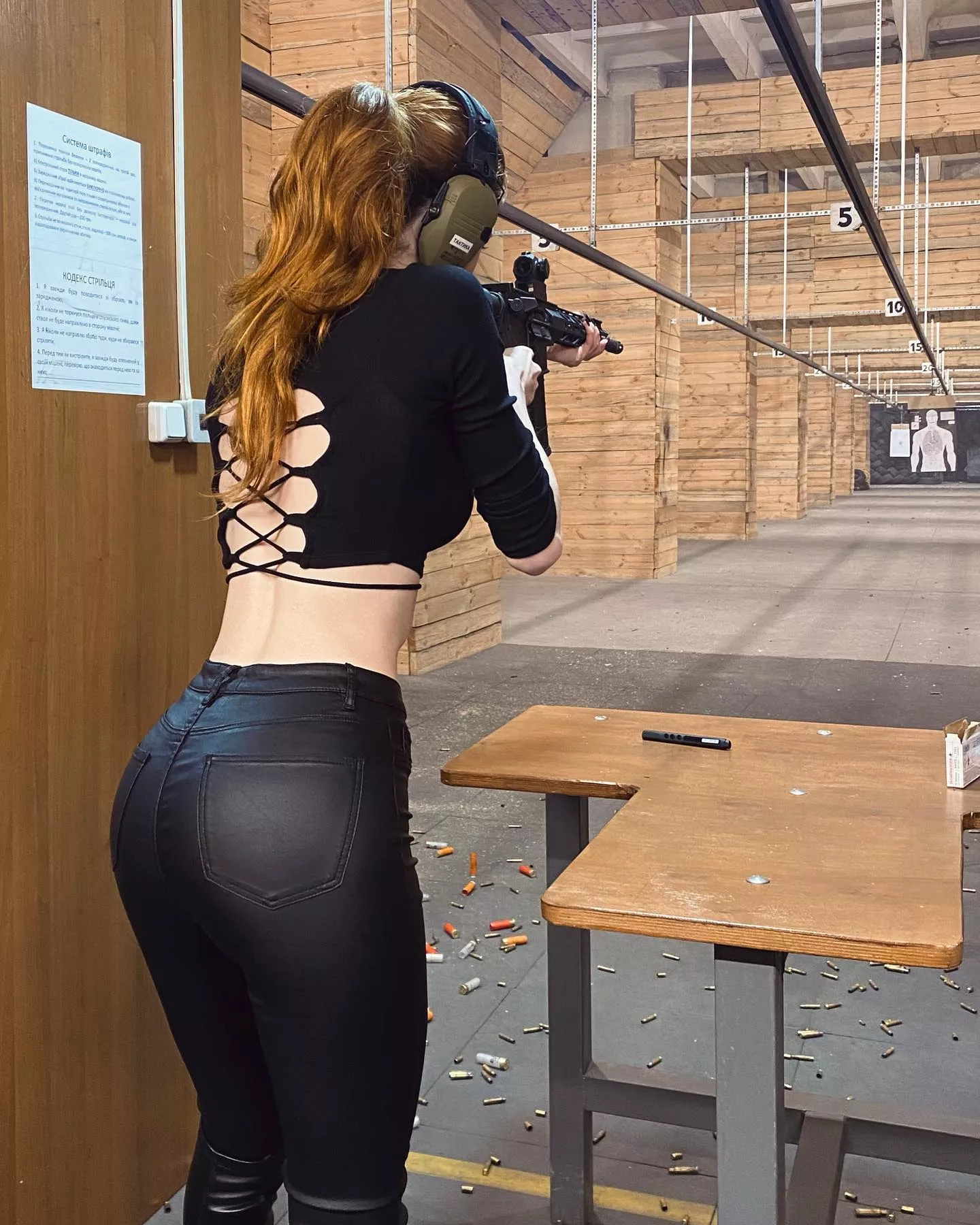 At the shooting range