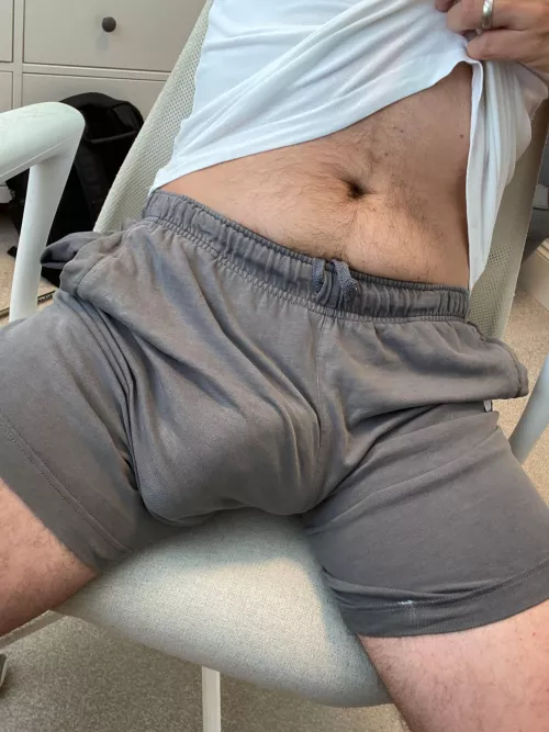 Can’t hide it in these shorts at all