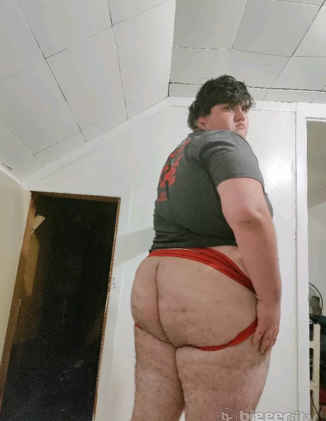 Chubby bottom boy